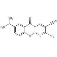 68302-12-5 2-AMINO-7-ISOPROPYL-5-OXO-5 H-[1]BENZOPYRANO[2,3-B]PYRIDINE-3-CARBONITRILE chemical structure