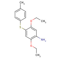 68400-48-6 2,5-Diethoxy-4-((4-methylphenyl)thio)aniline chemical structure