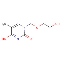 68724-11-8 1-(2-HYDROXYETHOXY)METHYL-5-METHYLURACIL chemical structure