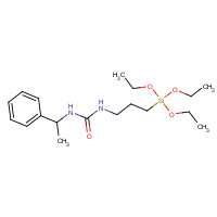 68959-21-7 (S)-N-1-PHENYLETHYL-N'-TRIETHOXYSILYLPROPYLUREA chemical structure