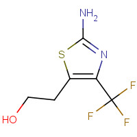 69243-07-8 2-[2-AMINO-4-(TRIFLUOROMETHYL)THIAZOL-5-YL]ETHANOL chemical structure