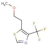 69243-11-4 5-(2-METHOXYETHYL)-4-(TRIFLUOROMETHYL)THIAZOLE chemical structure