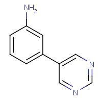 69491-59-4 3-PYRIMIDIN-5-YLANILINE chemical structure