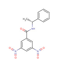 69632-32-2 (R)-(-)-N-(3,5-DINITROBENZOYL)-ALPHA-PHENYLETHYLAMINE chemical structure