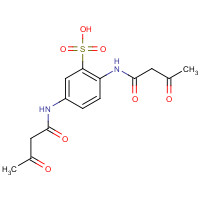 70185-87-4 2,5-BIS[(1,3-DIOXOBUTYL)AMINO]BENZENESULFONIC ACID chemical structure