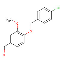 70205-04-8 4-[(4-CHLOROBENZYL)OXY]-3-METHOXYBENZENECARBALDEHYDE chemical structure