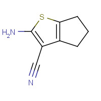 70291-62-2 2-AMINO-5,6-DIHYDRO-4H-CYCLOPENTA[B]THIOPHENE-3-CARBONITRILE chemical structure