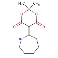 70912-54-8 2,2-DIMETHYL-5-(2-HEXAHYDROAZEPINYLIDENE)-1,3-DIOXAN-4,6-DIONE chemical structure