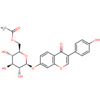 71385-83-6 6''-O-ACETYLDAIDZIN chemical structure