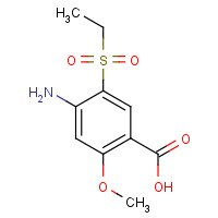 71675-87-1 4-Amino-5-ethylsulfonyl-2-methoxybenzoic acid chemical structure