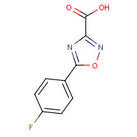 72542-80-4 5-(4-FLUOROPHENYL)-1,2,4-OXADIAZOLE-3-CARBOXYLIC ACID chemical structure