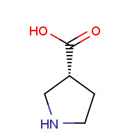 72580-54-2 (S)-Pyrrolidine-3-carboxylic acid chemical structure
