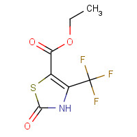 72850-53-4 ETHYL 2-OXO-4-(TRIFLUOROMETHYL)-2,3-DIHYDRO-1,3-THIAZOLE-5-CARBOXYLATE chemical structure