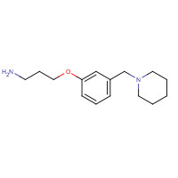 73278-98-5 N-[3-[3-(1-Piperidinylmethyl)phenoxy]propyl]amine chemical structure