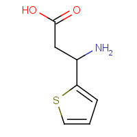 73495-10-0 (R)-3-AMINO-3-(2-THIENYL)-PROPIONIC ACID chemical structure