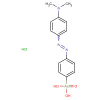 73688-85-4 4-(4-DIMETHYLAMINOPHENYLAZO)BENZENEARSONIC ACID HYDROCHLORIDE chemical structure