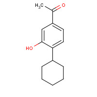 73898-21-2 4-CYKCOHEXYL-3-HYDROXY-ACETOPHENONE chemical structure