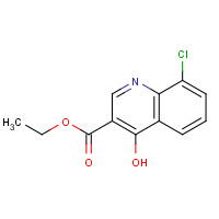 73987-37-8 8-CHLORO-4-HYDROXY-QUINOLINE-3-CARBOXYLIC ACID ETHYL ESTER chemical structure