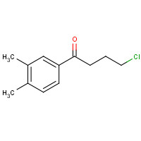 74298-66-1 4-CHLORO-1-(3,4-DIMETHYLPHENYL)-1-BUTANONE chemical structure