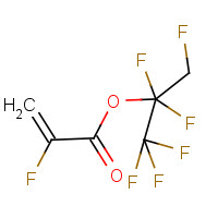 74359-06-1 HEXAFLUOROISOPROPYL 2-FLUOROACRYLATE chemical structure