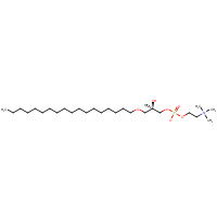 74430-89-0 1-O-OCTADECYL-SN-GLYCERO-3-PHOSPHOCHOLINE chemical structure