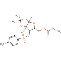74580-94-2 5-O-CARBOMETHOXY-1,2-O-ISO-PROPYLIDENE-3-O-(P-TOLYL-SULFONYL)-ALPHA-D-XYLOFURANOSE chemical structure