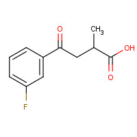 75380-94-8 2-METHYL-4-OXO-4-(3'-FLUOROPHENYL)BUTYRIC ACID chemical structure
