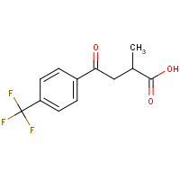 75380-98-2 2-METHYL-4-OXO-4-(4'-TRIFLUOROMETHYLPHENYL)BUTYRIC ACID chemical structure
