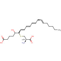 75715-88-7 11-TRANS LEUKOTRIENE E4 chemical structure