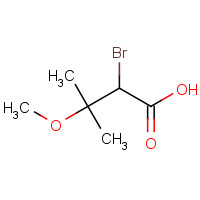 75974-47-9 2-BROMO-3-METHOXY-3-METHYLBUTANOIC ACID chemical structure