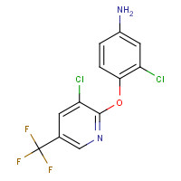 76471-06-2 3-CHLORO-4-([3-CHLORO-5-(TRIFLUOROMETHYL)-2-PYRIDINYL]OXY)ANILINE chemical structure