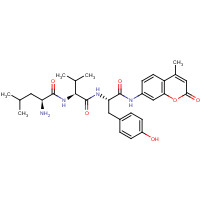 76524-85-1 H-LEU-VAL-TYR-AMC chemical structure
