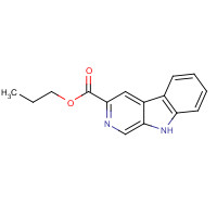 76808-18-9 9H-B-CARBOLINE-3-CARBOXYLIC ACID PROPYL ESTER chemical structure