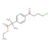 76811-97-7 Ethyl 4-(4-chloro-1-oxobutyl)-alpha,alpha-dimethylbenzeneacetate chemical structure