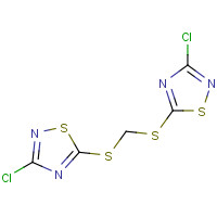 76838-02-3 BIS(3-CHLORO-1,2,4-THIADIAZOL-5-YLTHIO)METHANE chemical structure