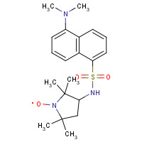 76841-99-1 3-[5-(DIMETHYLAMINO)-1-NAPHTHALENESULFONAMIDO]-2,2,5,5-TETRAMETHYL-1-PYRROLIDINYLOXY chemical structure