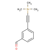 77123-55-8 3-(TRIMETHYLSILYL)ETHYNYLBENZALDEHYDE chemical structure