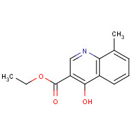 77156-75-3 4-HYDROXY-8-METHYLQUINOLINE-3-CARBOXYLIC ACID ETHYL ESTER chemical structure