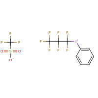 77758-79-3 (PERFLUORO-N-PROPYL)PHENYLIODONIUM TRIFLUOROMETHANESULFONATE chemical structure