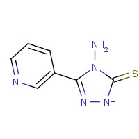 78027-00-6 4-AMINO-5-PYRIDIN-3-YL-4H-[1,2,4]TRIAZOLE-3-THIOL chemical structure