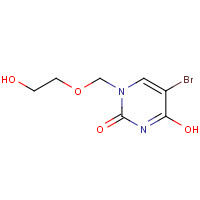 78097-11-7 1-(2-HYDROXYETHOXY)METHYL-5-BROMOURACIL chemical structure