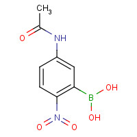78887-36-2 (5-ACETAMIDO-2-NITRO)BENZENEBORONIC ACID chemical structure