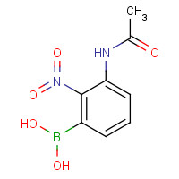 78887-38-4 (3-ACETAMIDO-2-NITRO)BENZENEBORONIC ACID chemical structure