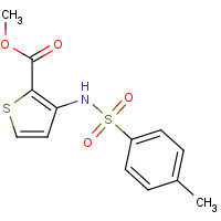 79128-72-6 METHYL 3-([(4-METHYLPHENYL)SULFONYL]AMINO)-2-THIOPHENECARBOXYLATE chemical structure