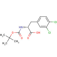 80741-39-5 BOC-L-3,4-Dichlorophe chemical structure