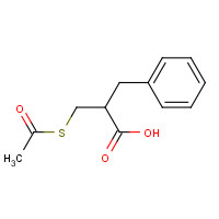 80969-99-9 (RS)-2-ACETYLSULFANYLMETHYL-3-PHENYL-PROPIONIC ACID chemical structure