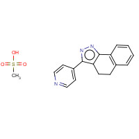 80997-85-9 4 5-DIHYDRO-3-(4-PYRIDINYL)-2H-BENZ(G)-INDAZOLE METHANESULFONATE chemical structure
