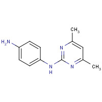 81261-93-0 N-(4,6-DIMETHYLPYRIMIDIN-2-YL)BENZENE-1,4-DIAMINE chemical structure