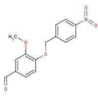 81307-09-7 3-METHOXY-4-(P-NITROBENZYLOXY)BENZALDEHYDE chemical structure