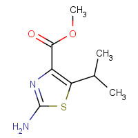 81569-25-7 METHYL 2-AMINO-5-ISOPROPYL-1,3-THIAZOLE-4-CARBOXYLATE chemical structure